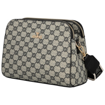 Dámská crossbody kabelka černo bílá - Coveri Alianna