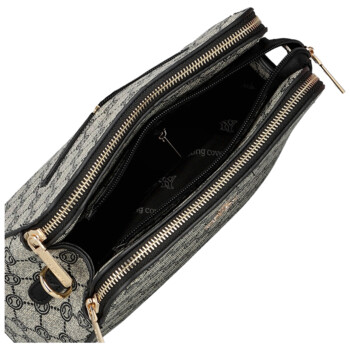 Dámská crossbody kabelka černo bílá - Coveri Alianna