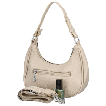 Malá kabelka ve stylu gondola taupe - Coveri Venetia