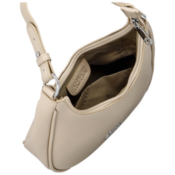 Malá kabelka ve stylu gondola taupe - Coveri Venetia