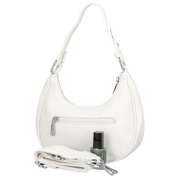 Malá kabelka ve stylu gondola bílá - Coveri Venetia