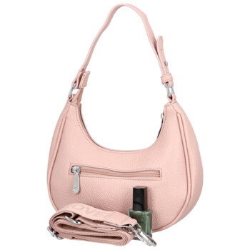 Malá kabelka ve stylu gondola světle růžová - Coveri Venetia