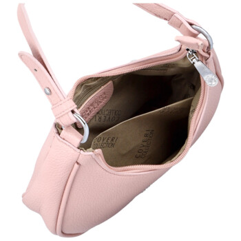 Malá kabelka ve stylu gondola světle růžová - Coveri Venetia