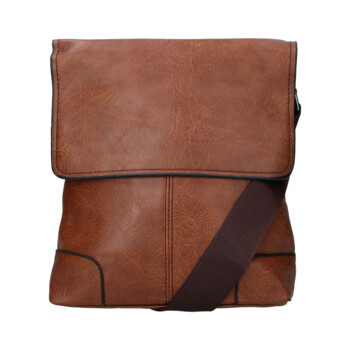 Pánská crossbody taška hnědá - Firenze Paolo