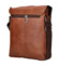 Pánská crossbody taška světle hnědá - Firenze Paolo