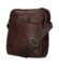 Pánská crossbody taška tmavě hnědá - Coveri Nathan