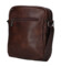 Pánská crossbody taška tmavě hnědá - Coveri Nathan