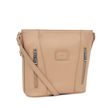 Dámská crossbody kabelka pudrová - Fagola Mayla