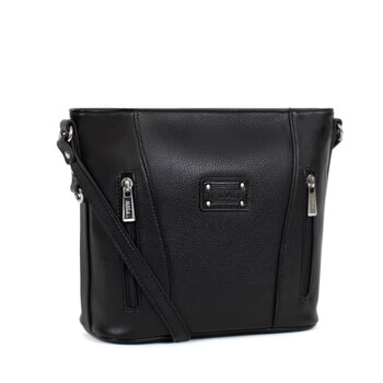 Dámská crossbody kabelka černá - Fagola Mayla