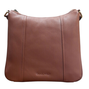 Dámská kožená crossbody kabelka koňaková - Sendi Design Diana