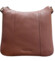 Dámská kožená crossbody kabelka koňaková - Sendi Design Diana