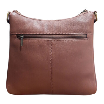 Dámská kožená crossbody kabelka koňaková - Sendi Design Diana