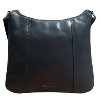 Dámská kožená crossbody kabelka černá - Sendi Design Diana