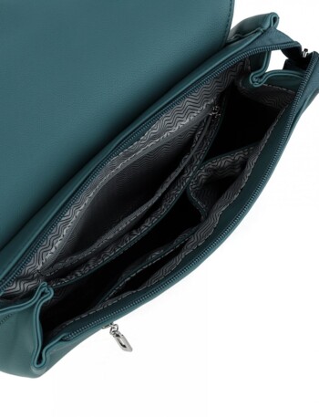 Dámský moderní batoh tmavý tyrkysový - Vuch Linton Two