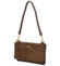 Dámská crossbody kabelka tmavě hnědá - Coveri Alesia