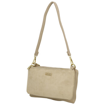 Dámská crossbody kabelka béžová - Coveri Alesia