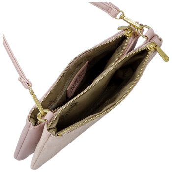 Dámská crossbody kabelka růžová - Coveri Alesia