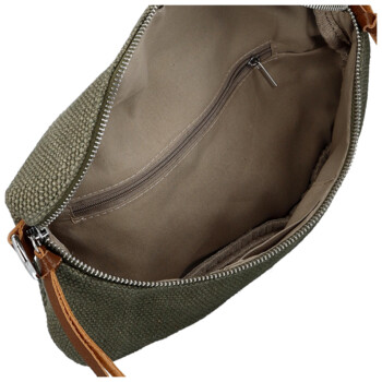 Dámská ledvinka tmavě zelená - Coveri Cerys