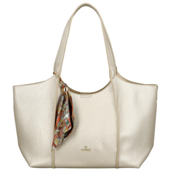 Dámská kabelka na rameno zlatá - Coveri Blissa