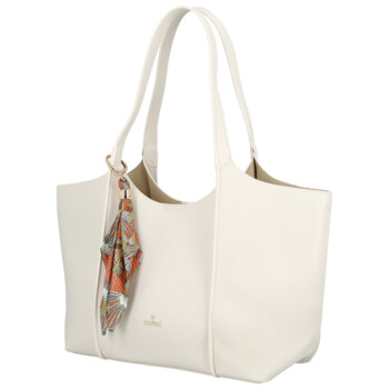 Dámská kabelka na rameno krémová - Coveri Blissa