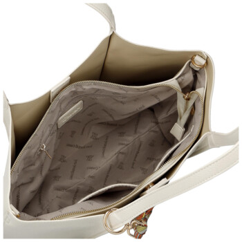 Dámská kabelka na rameno krémová - Coveri Blissa