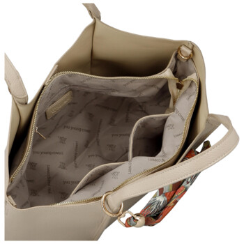 Dámská kabelka na rameno béžová - Coveri Blissa