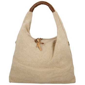 Dámská kabelka přes rameno béžová - Paolo bags Ewelin