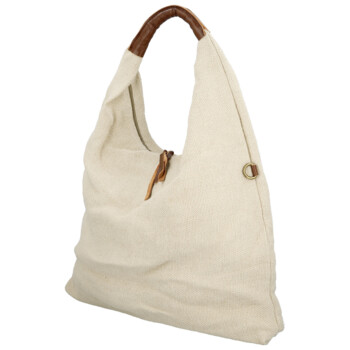 Dámská kabelka přes rameno krémová - Paolo bags Ewelin 