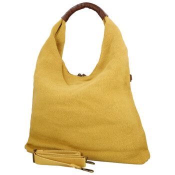 Dámská kabelka přes rameno žlutá - Paolo bags Ewelin