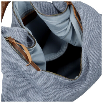 Dámská kabelka přes rameno džínově modrá - Paolo bags Ewelin