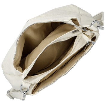 Dámská crossbody kabelka krémová - Paolo bags Erline