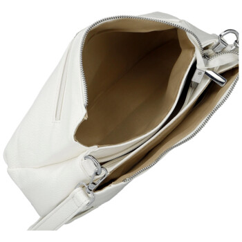 Dámská crossbody kabelka bílá - Paolo bags Erline