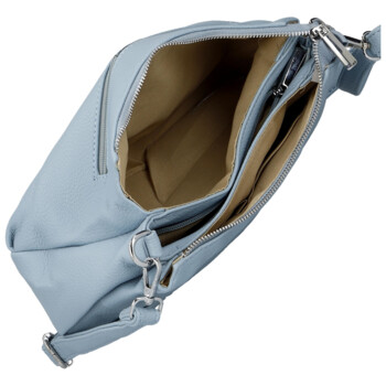 Dámská crossbody kabelka světle modrá - Paolo bags Erline