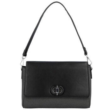 Dámská kabelka na rameno černá - Paolo bags Faraia