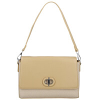 Dámská kabelka na rameno béžová - Paolo bags Faraia