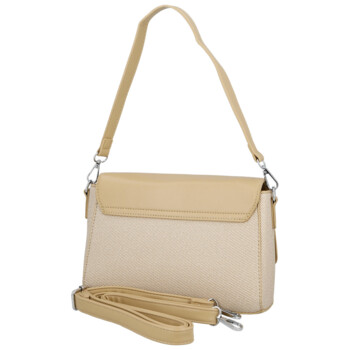 Dámská kabelka na rameno béžová - Paolo bags Faraia