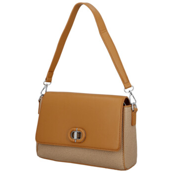 Dámská kabelka na rameno hnědá - Paolo bags Faraia