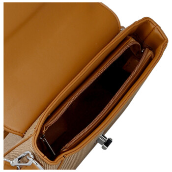 Dámská kabelka na rameno hnědá - Paolo bags Faraia