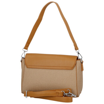 Dámská kabelka na rameno hnědá - Paolo bags Faraia