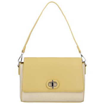 Dámská kabelka na rameno žlutá - Paolo bags Faraia