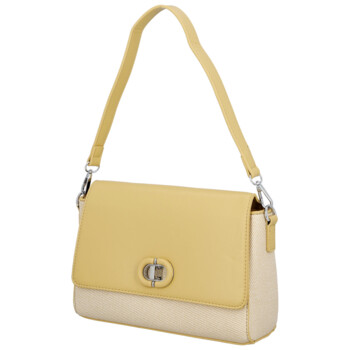 Dámská kabelka na rameno žlutá - Paolo bags Faraia
