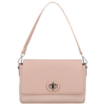 Dámská kabelka na rameno růžová - Paolo bags Faraia