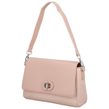 Dámská kabelka na rameno růžová - Paolo bags Faraia