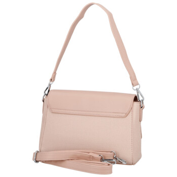 Dámská kabelka na rameno růžová - Paolo bags Faraia