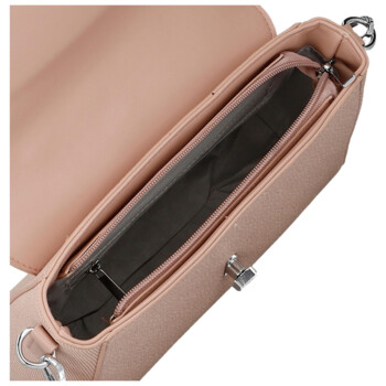 Dámská kabelka na rameno růžová - Paolo bags Faraia