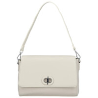 Dámská kabelka na rameno krémová - Paolo bags Faraia