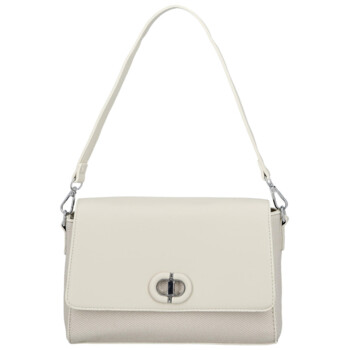 Dámská kabelka na rameno krémová - Paolo bags Faraia