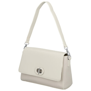 Dámská kabelka na rameno krémová - Paolo bags Faraia
