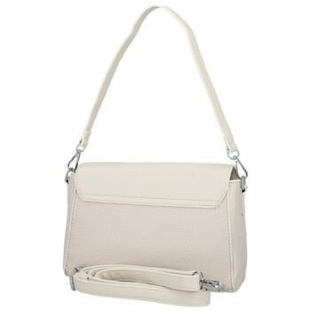 Dámská kabelka na rameno krémová - Paolo bags Faraia