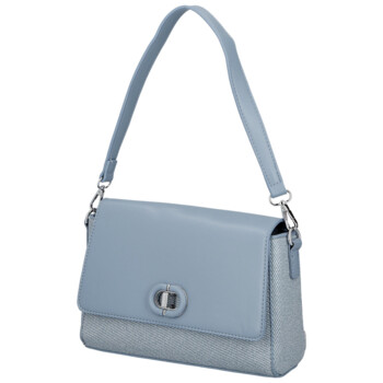 Dámská kabelka na rameno světle modrá - Paolo bags Faraia